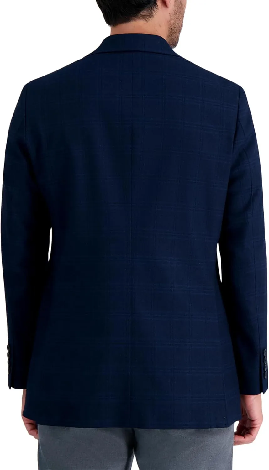 Haggar Men's JMH Premium Tailored Fit Subtle Print Stretch Sport Coat - Regular and Big & Tall Sizes