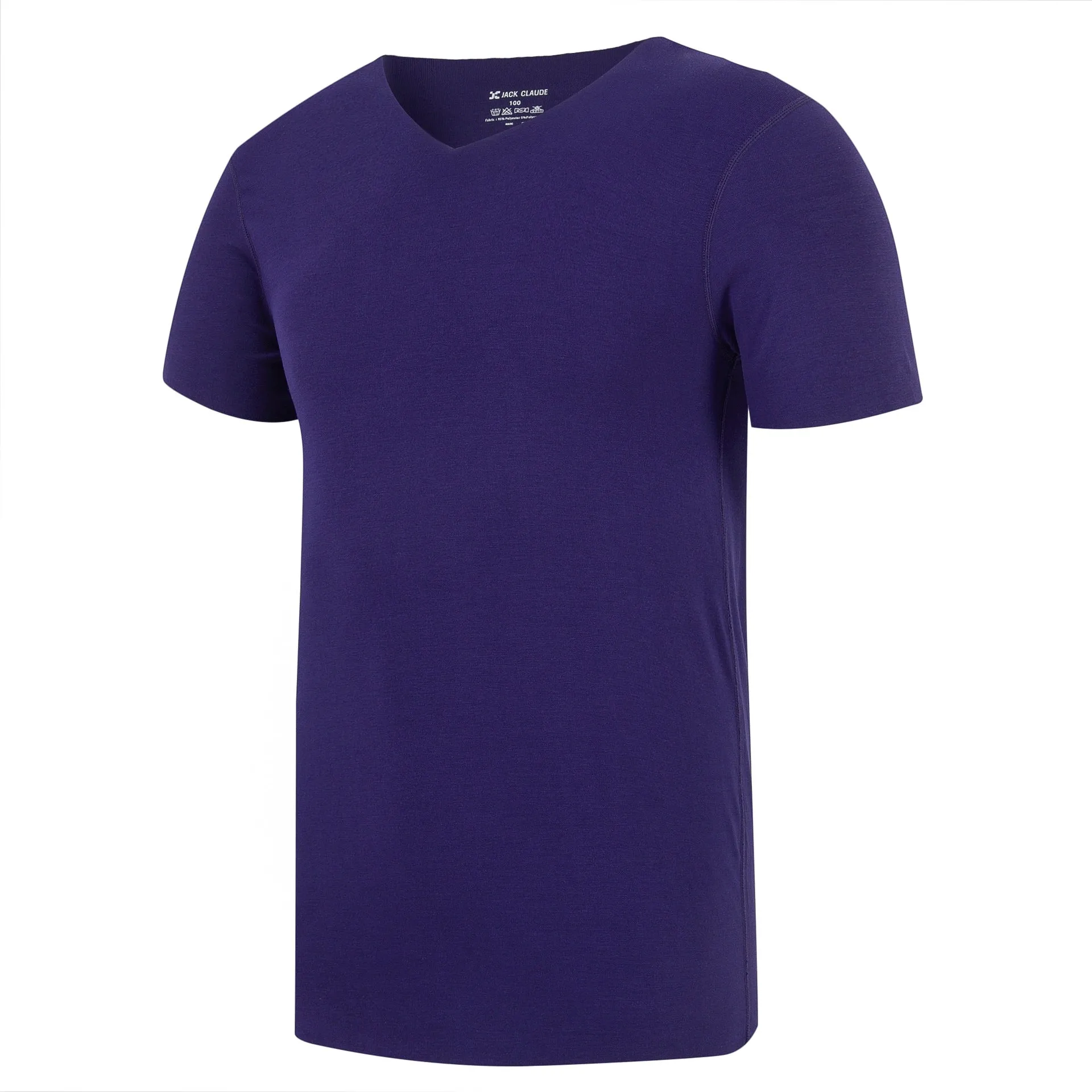Half-Sleeved Solid Color Plain T-Shirt - GlamzLife