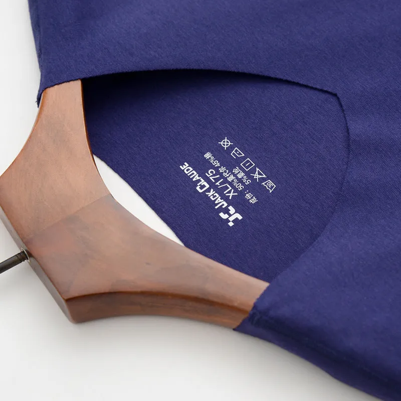 Half-Sleeved Solid Color Plain T-Shirt - GlamzLife
