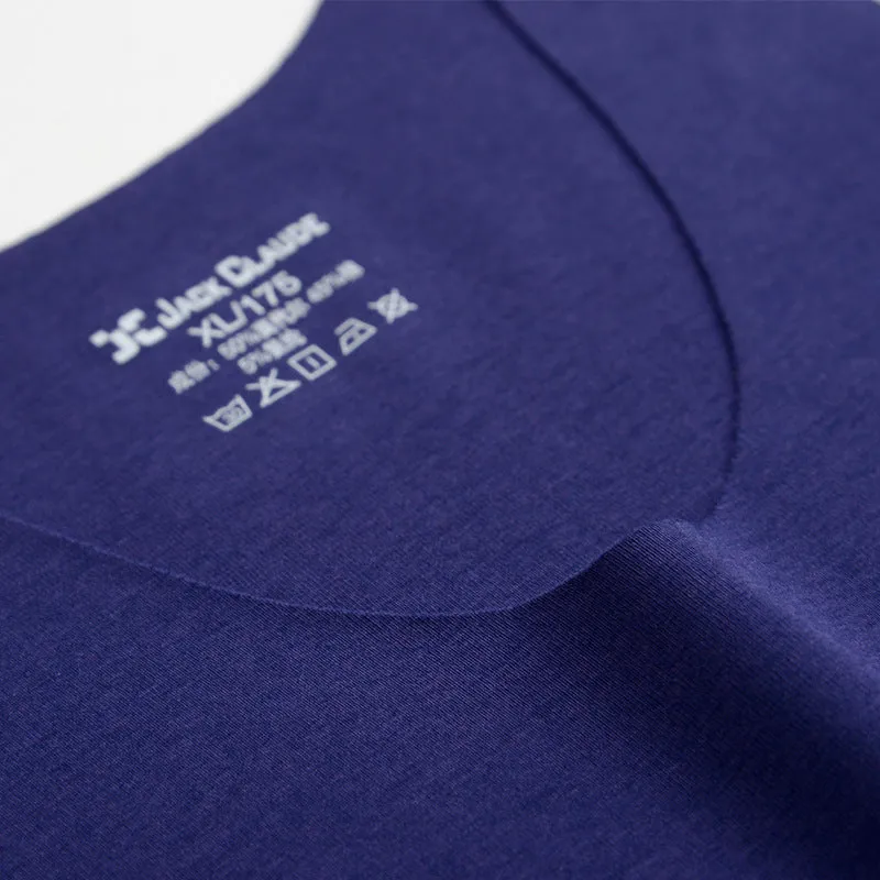 Half-Sleeved Solid Color Plain T-Shirt - GlamzLife