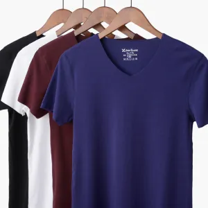 Half-Sleeved Solid Color Plain T-Shirt - GlamzLife