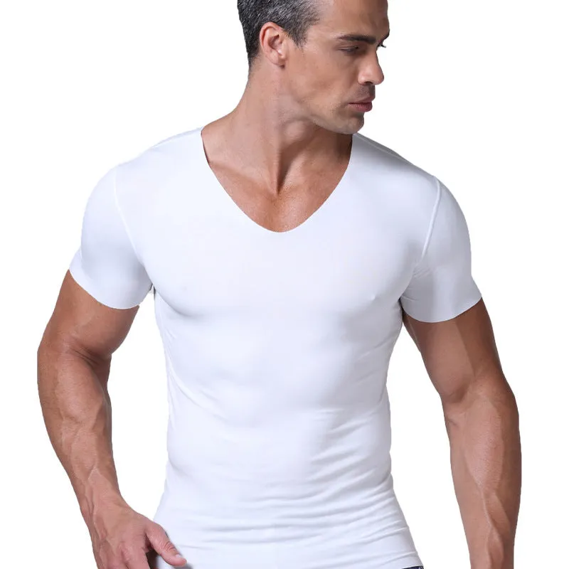Half-Sleeved Solid Color Plain T-Shirt - GlamzLife