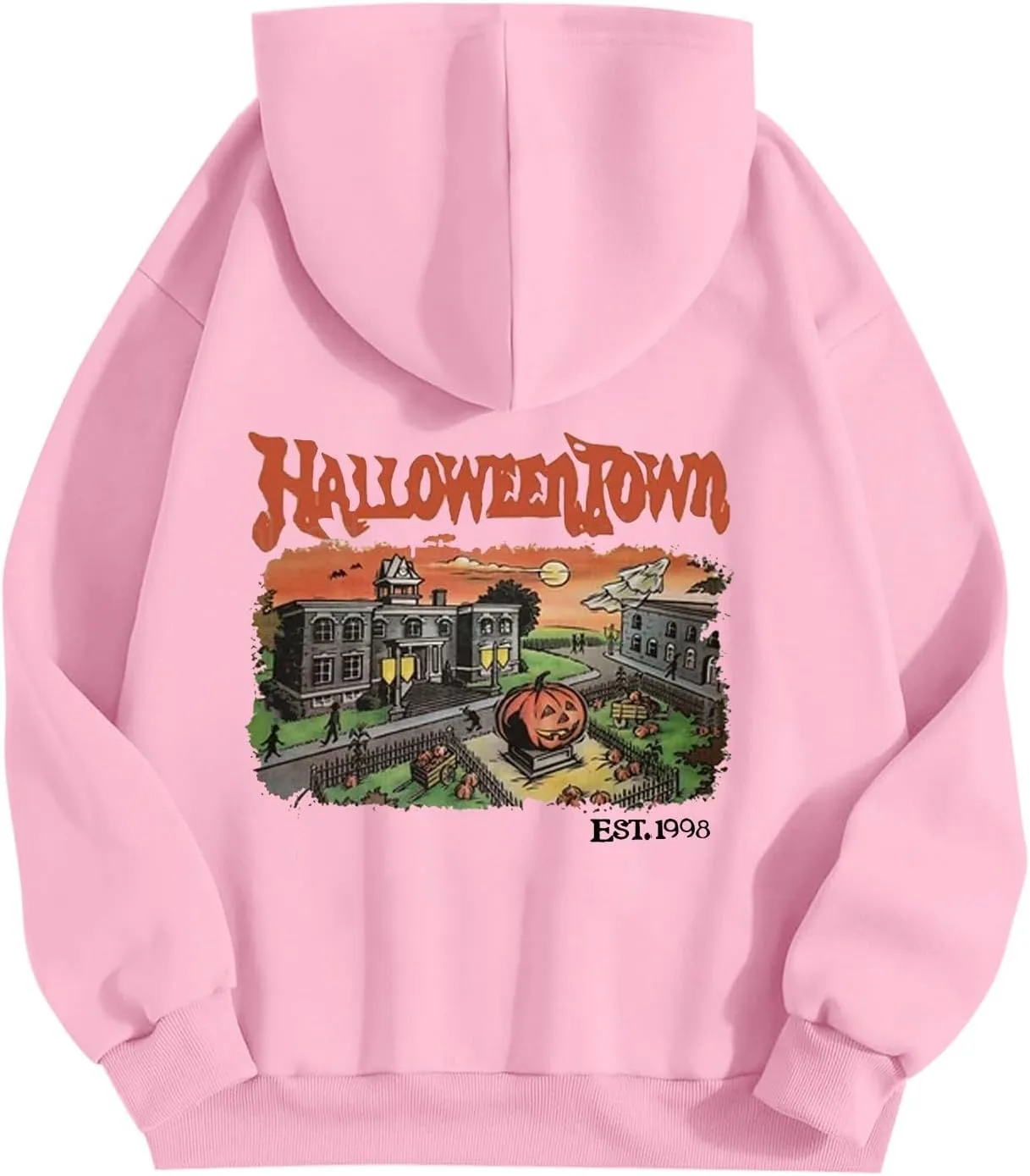 Halloween Clothes Casual Fashion Halloween Printed Hoodie Toddler Halloween Sweatshirt Boy Gothic Clothes For Women