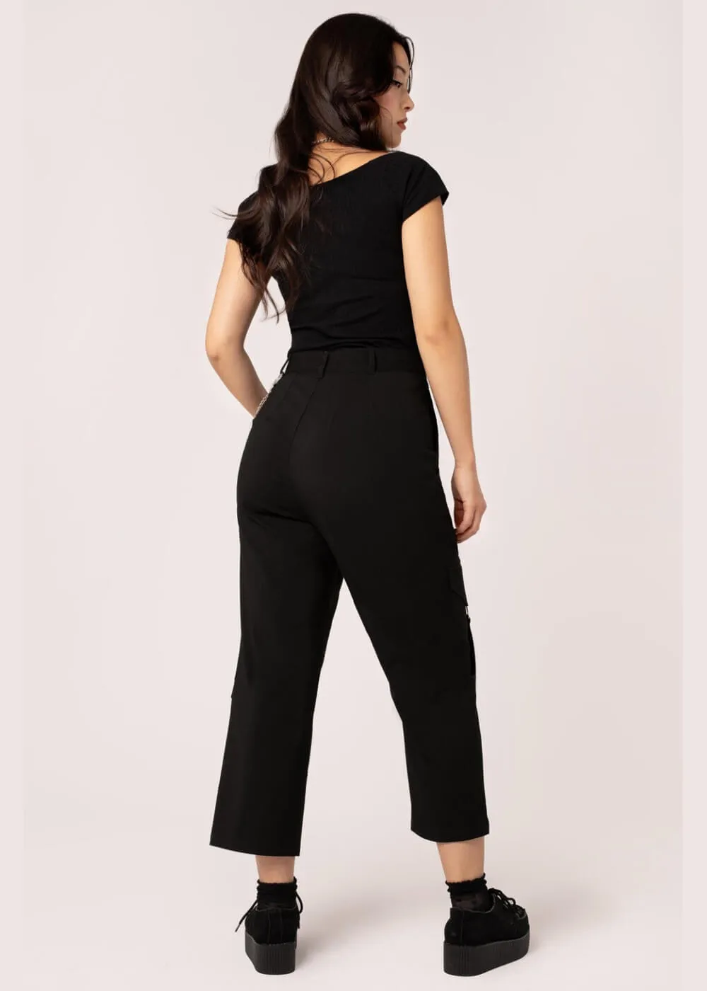 Hell Bunny Mallory Trousers Black