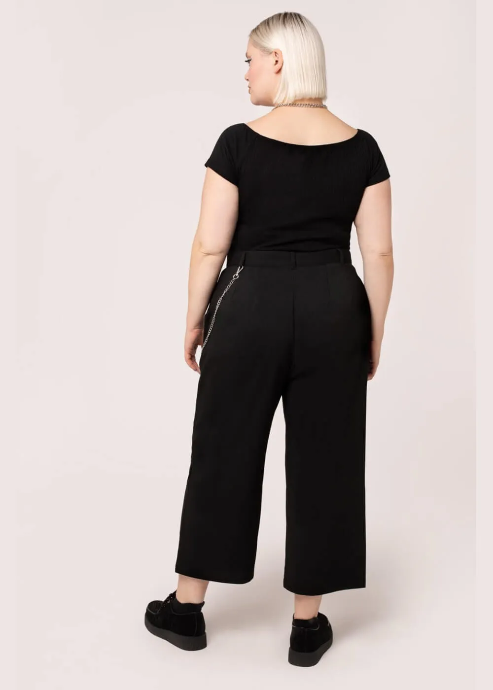 Hell Bunny Mallory Trousers Black