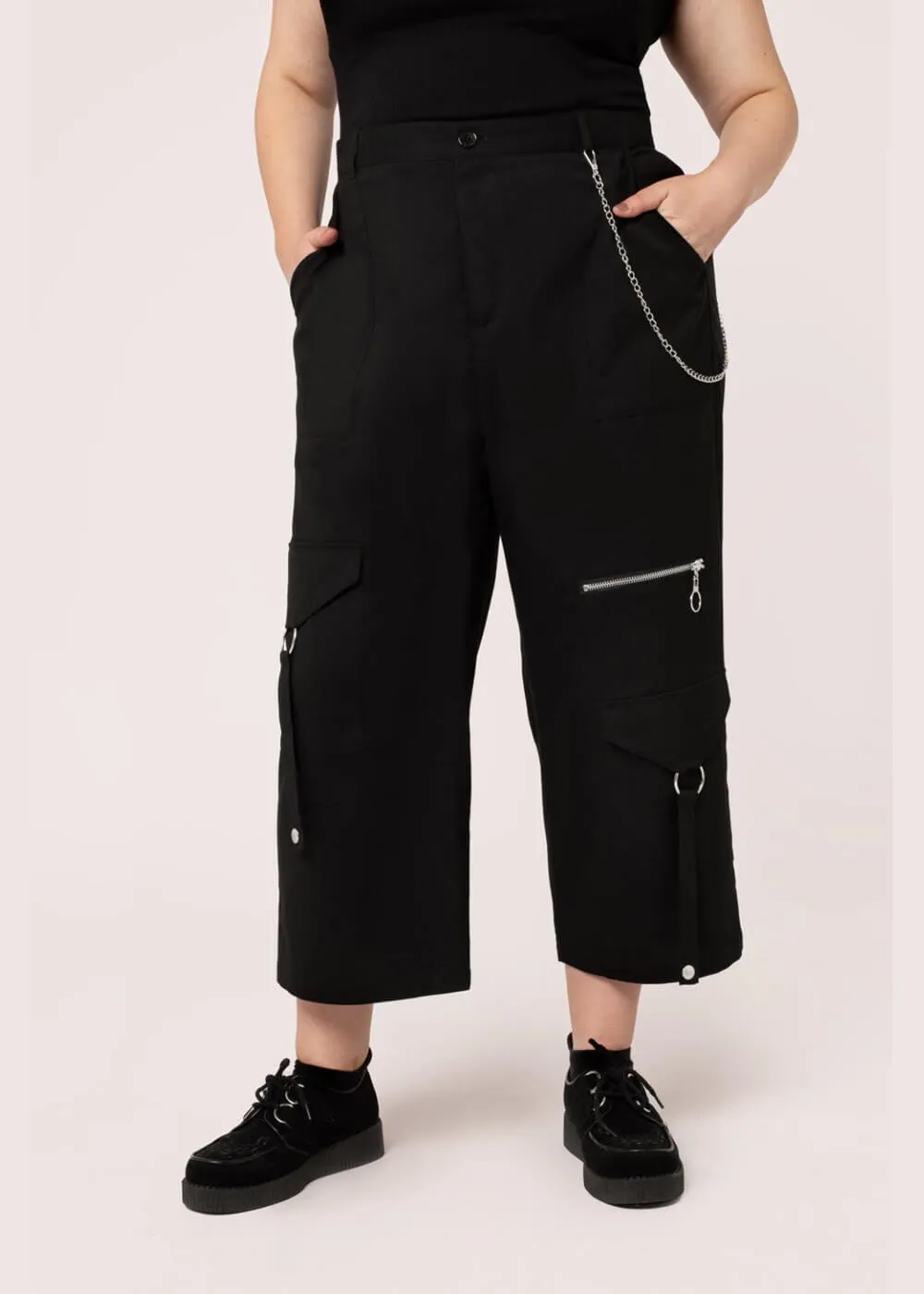 Hell Bunny Mallory Trousers Black