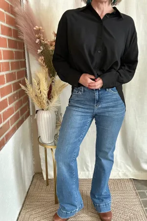 High Rise Trouser Relaxed Jeans