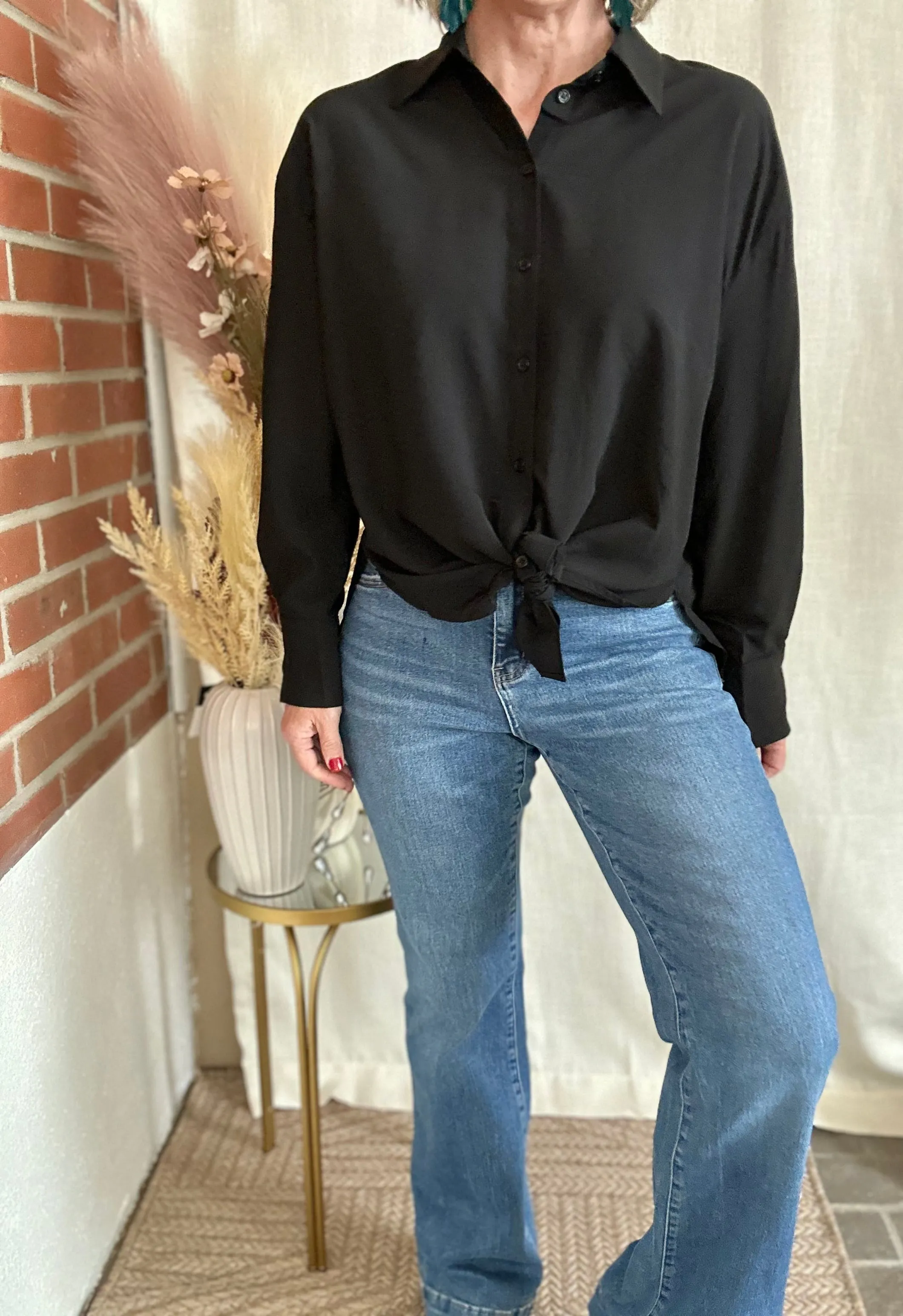High Rise Trouser Relaxed Jeans