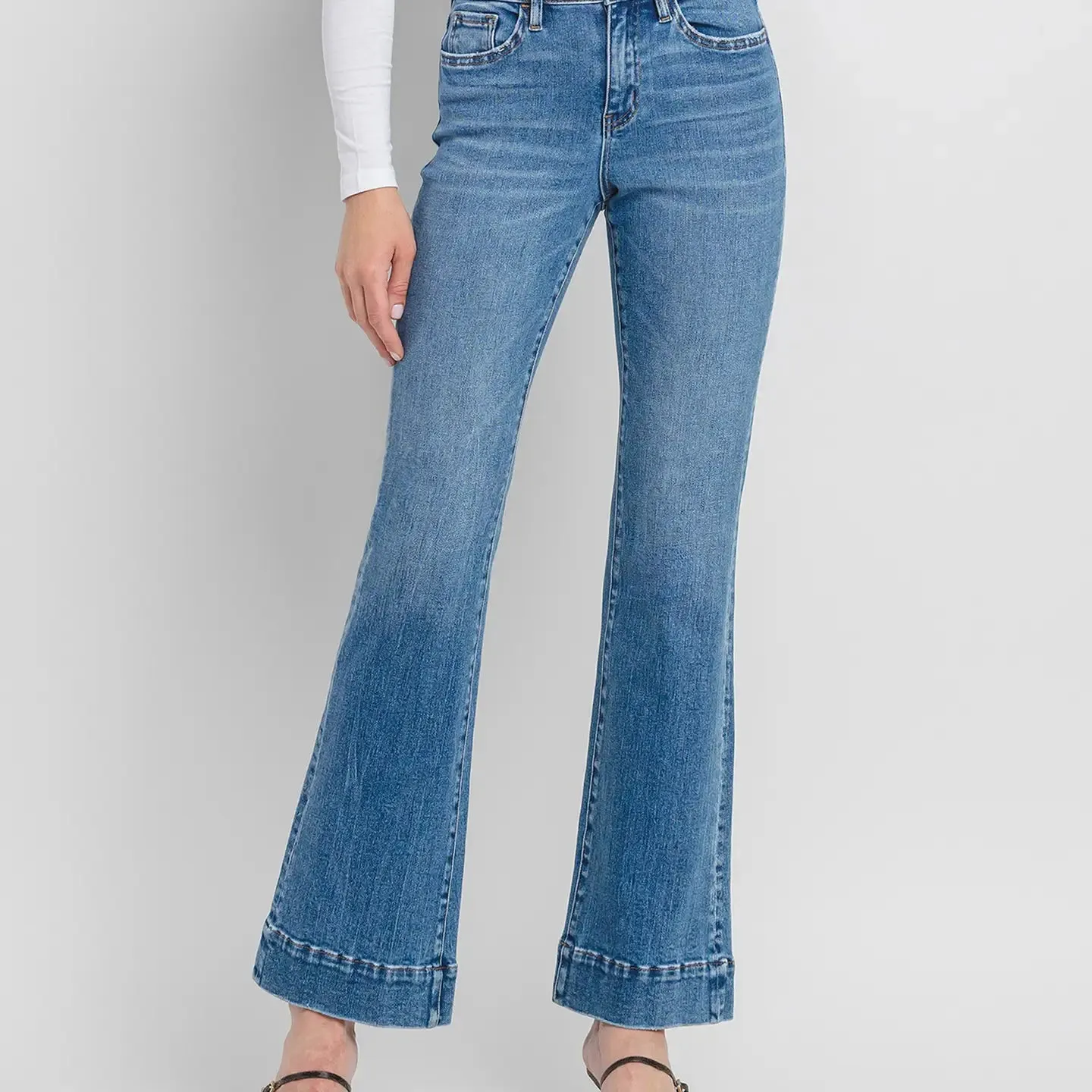 High Rise Trouser Relaxed Jeans