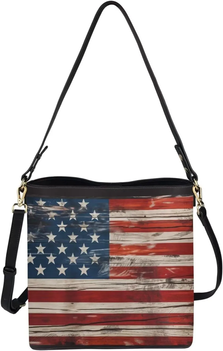 Hobo Bags for Women Top Handle Folk Art Birds Floral Bucket Satchel Shoulder Purse PU Leather with Shoulder Strap