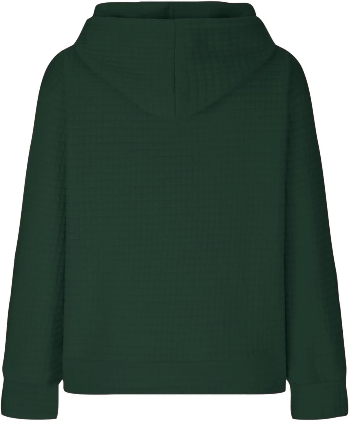 Hoodies For Women Casual Pullover Long Sleeve Drawstring Hooded Sweatshirt with Pocket 2024