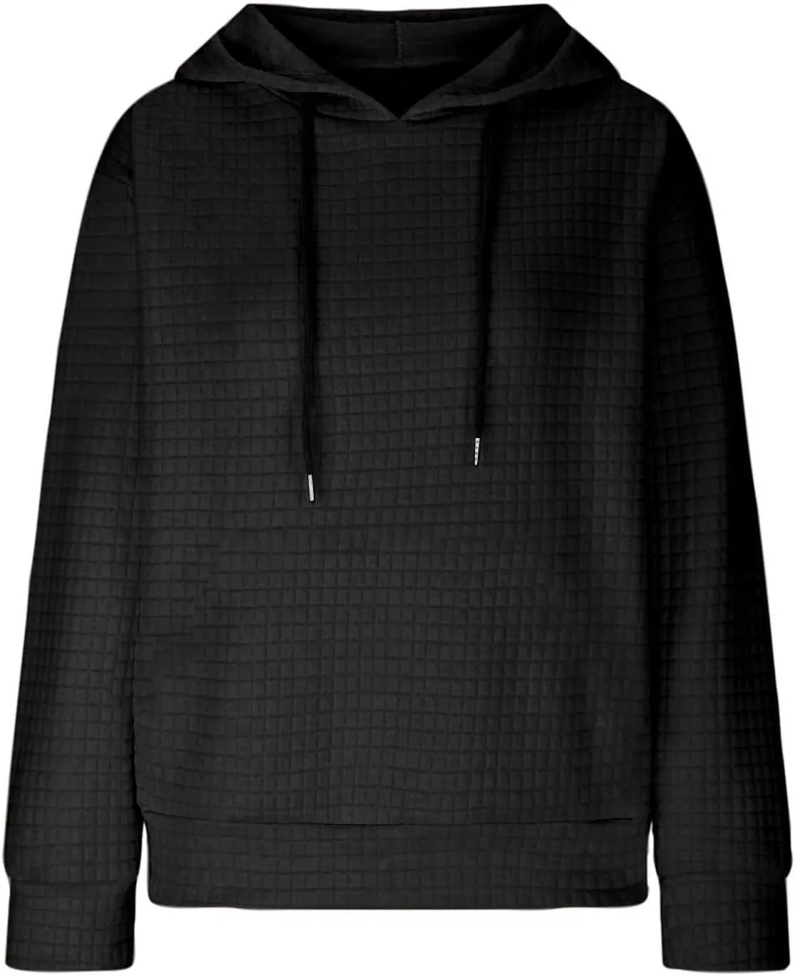 Hoodies For Women Casual Pullover Long Sleeve Drawstring Hooded Sweatshirt with Pocket 2024