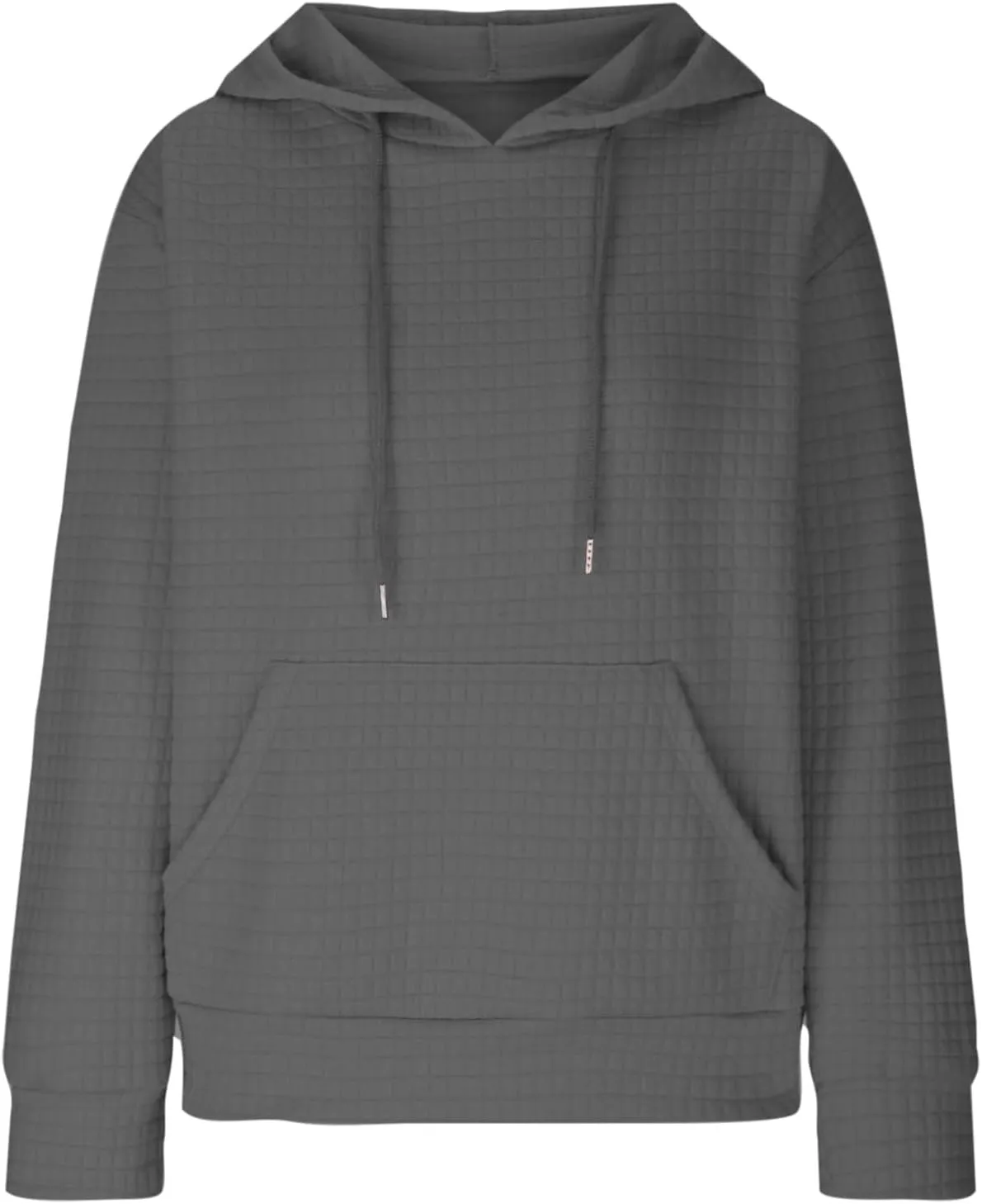 Hoodies For Women Casual Pullover Long Sleeve Drawstring Hooded Sweatshirt with Pocket 2024
