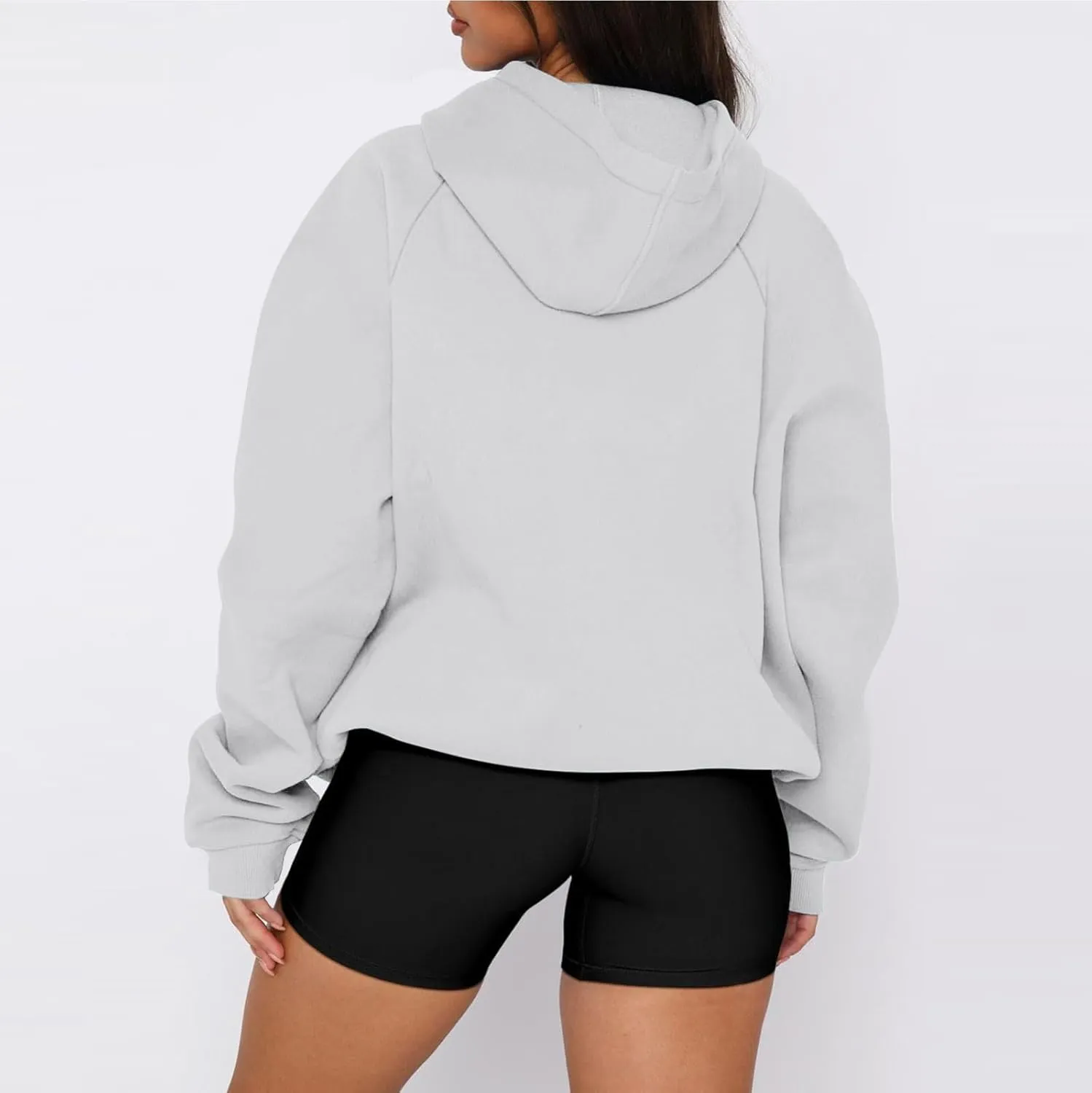 Hoodies for Women Comfy Fleece Oversized Sweatshirt Lightweight Drawstring Pullover Sweaters Cute Hoodie with Pocket