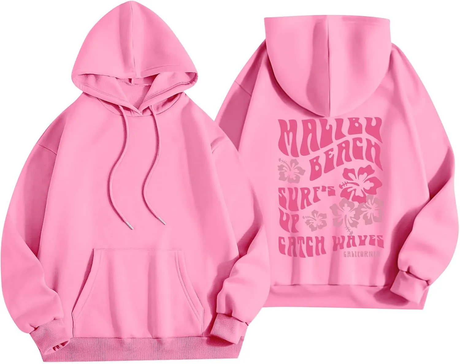 Hoodies For Women Pullover Long Sleeve Tops Casual With Pockets Oversized Sweatshirt Graphic Fall