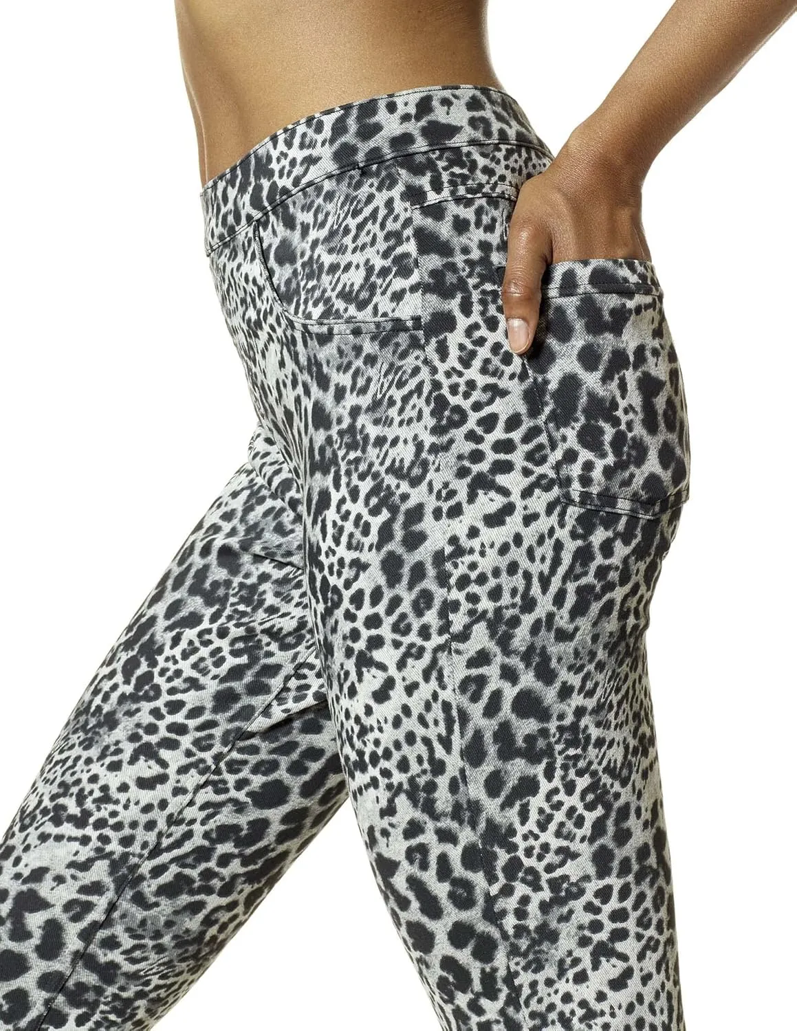 HUE Women's High Rise Denim Legging