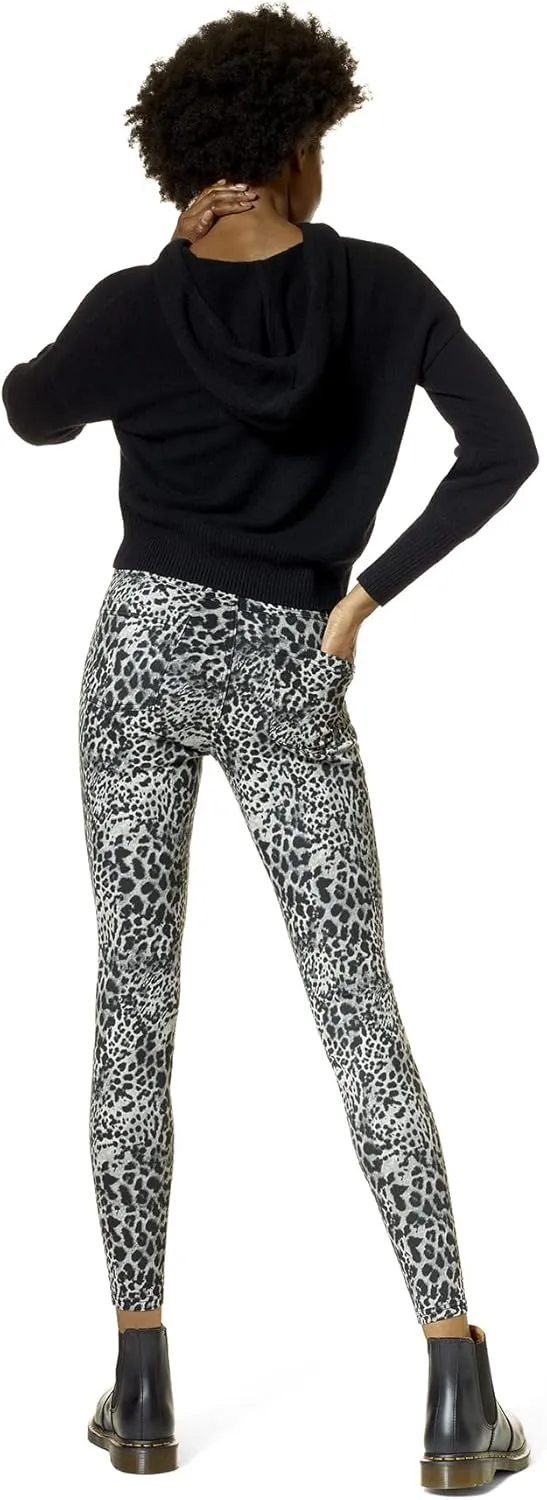 HUE Women's High Rise Denim Legging