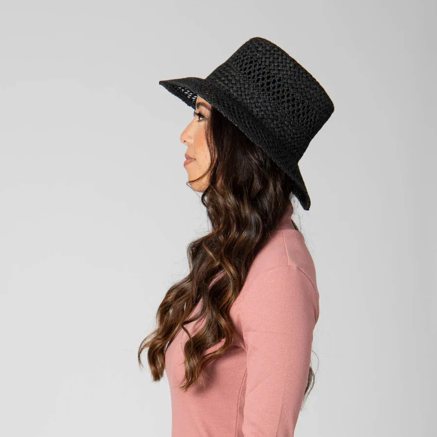 In the Clouds - Woven Paper Bucket Hat with Ventilation