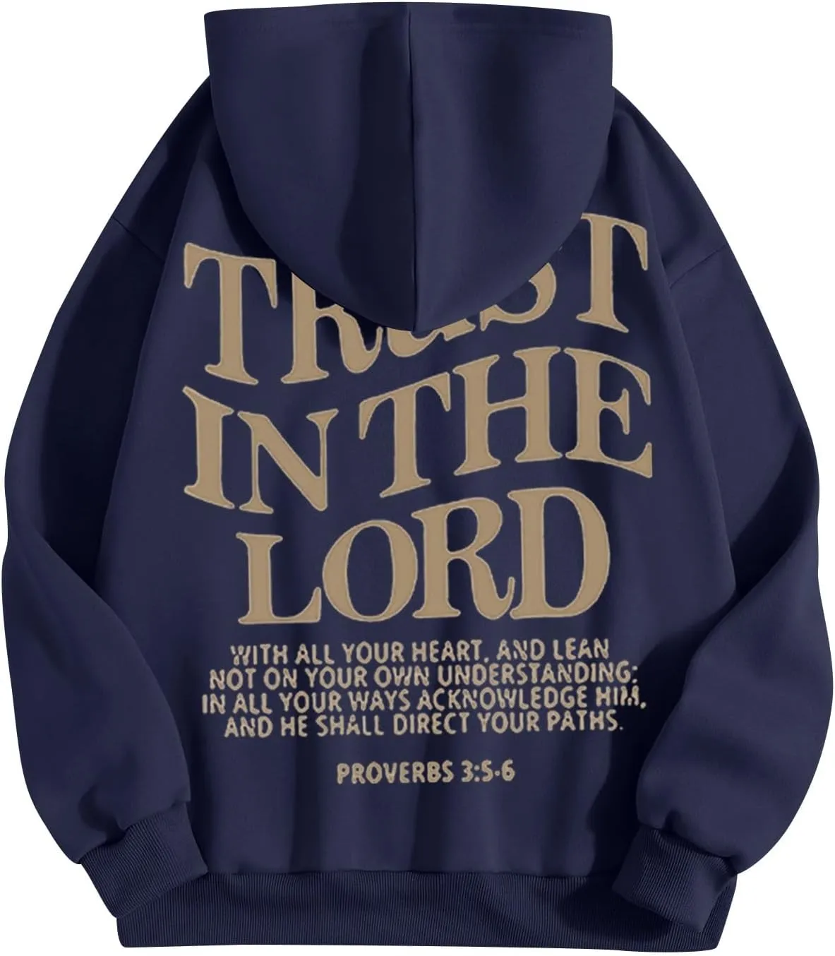 Jesus Loves You Zip Up Hoodie Men Trust in The Lord Sweatshirt Letter Print Preppy Coat Long Sleeve Jacket