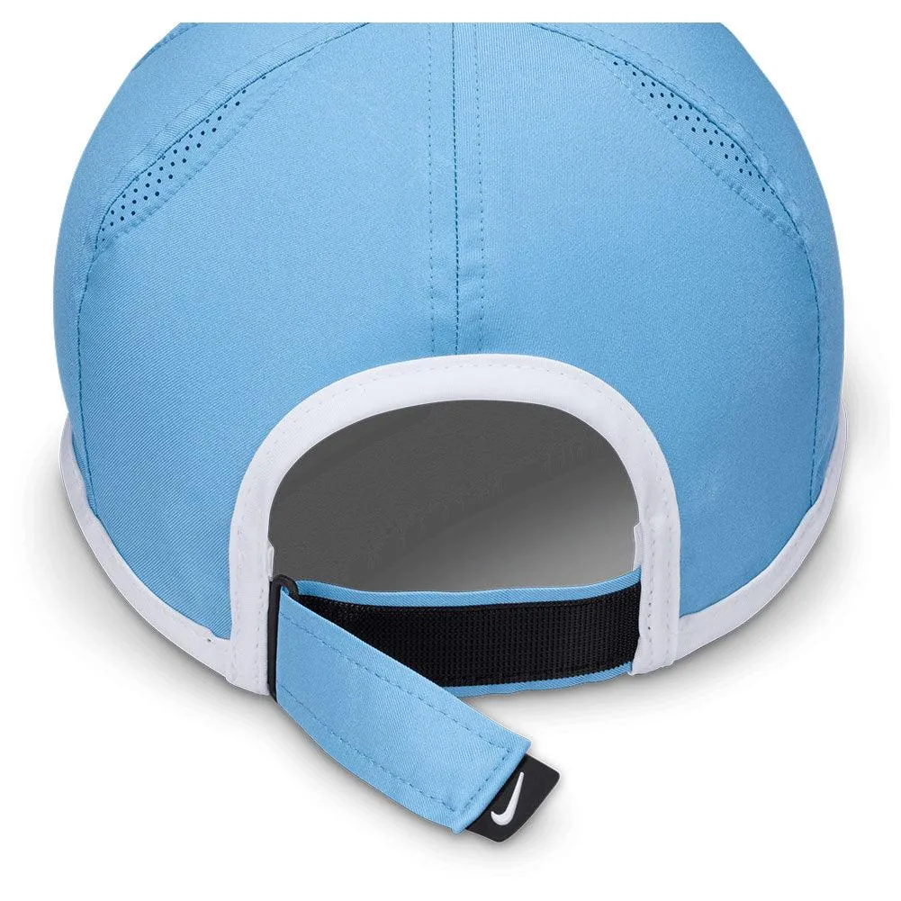 Juniors` Dri-Fit Club Tennis Cap Blue Beyond and White