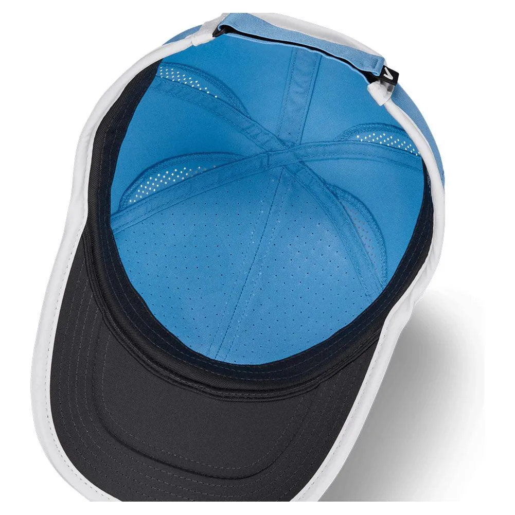 Juniors` Dri-Fit Club Tennis Cap Blue Beyond and White