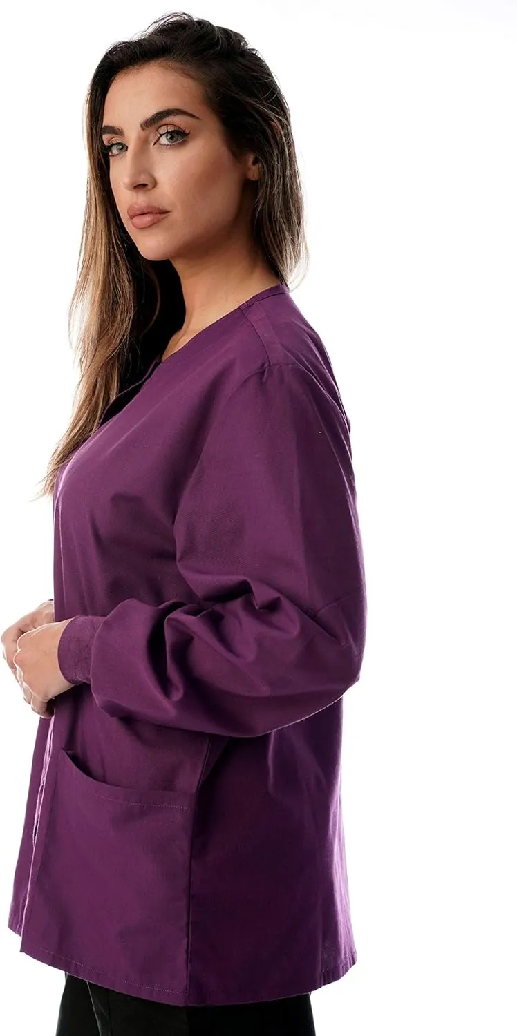 Just Love Womens Solid Jacket Uniform Coat