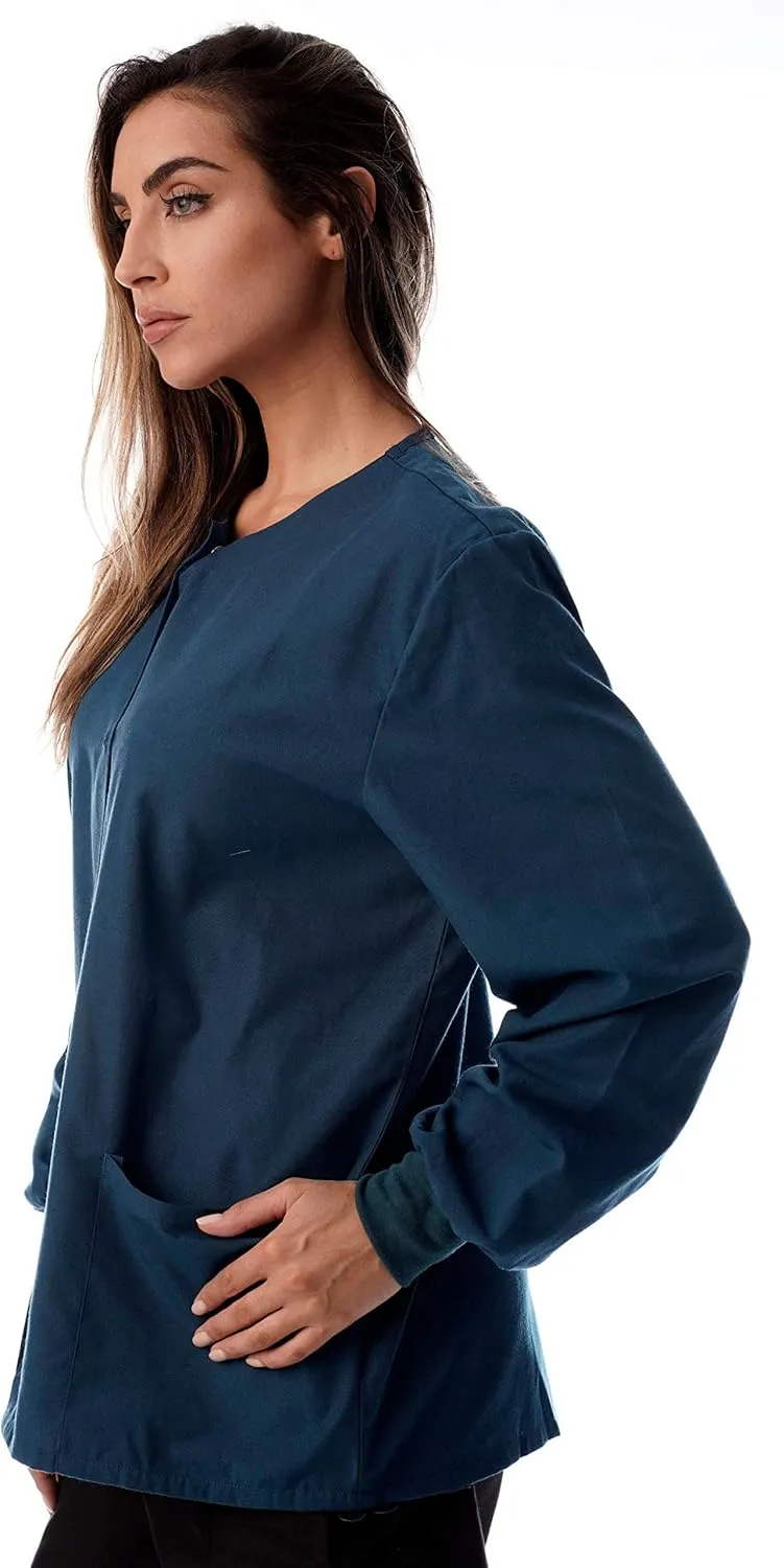 Just Love Womens Solid Jacket Uniform Coat