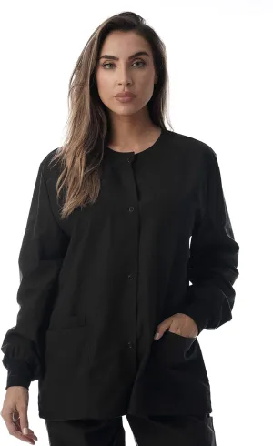 Just Love Womens Solid Jacket Uniform Coat