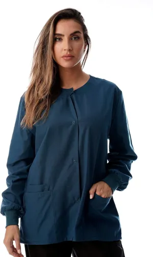Just Love Womens Solid Jacket Uniform Coat