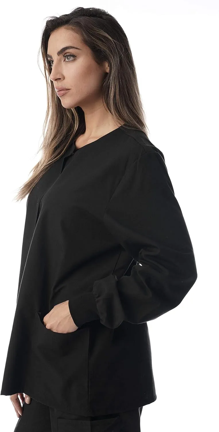 Just Love Womens Solid Jacket Uniform Coat