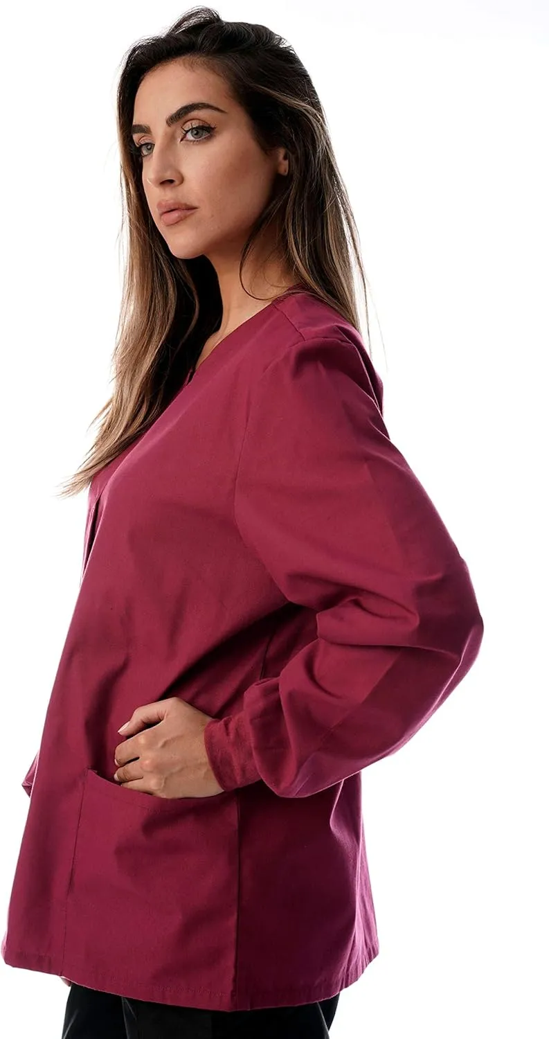 Just Love Womens Solid Jacket Uniform Coat