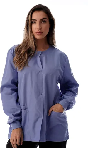 Just Love Womens Solid Jacket Uniform Coat