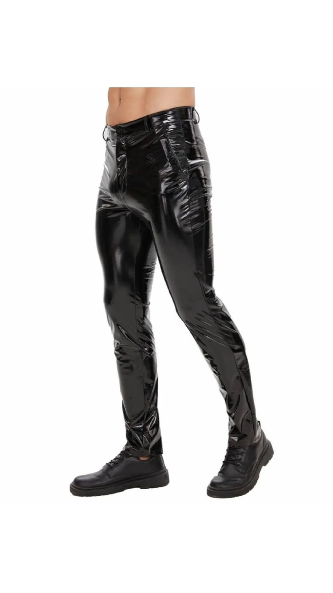 Kizbono - Pu Leather Pants for Men