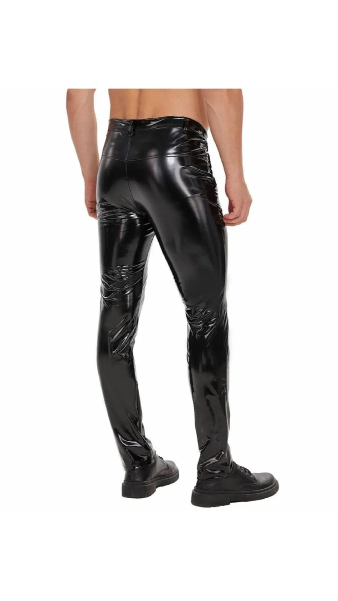 Kizbono - Pu Leather Pants for Men
