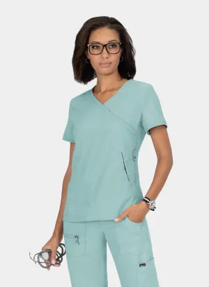 Koi Lite Philosophy Scrub Top - Sage