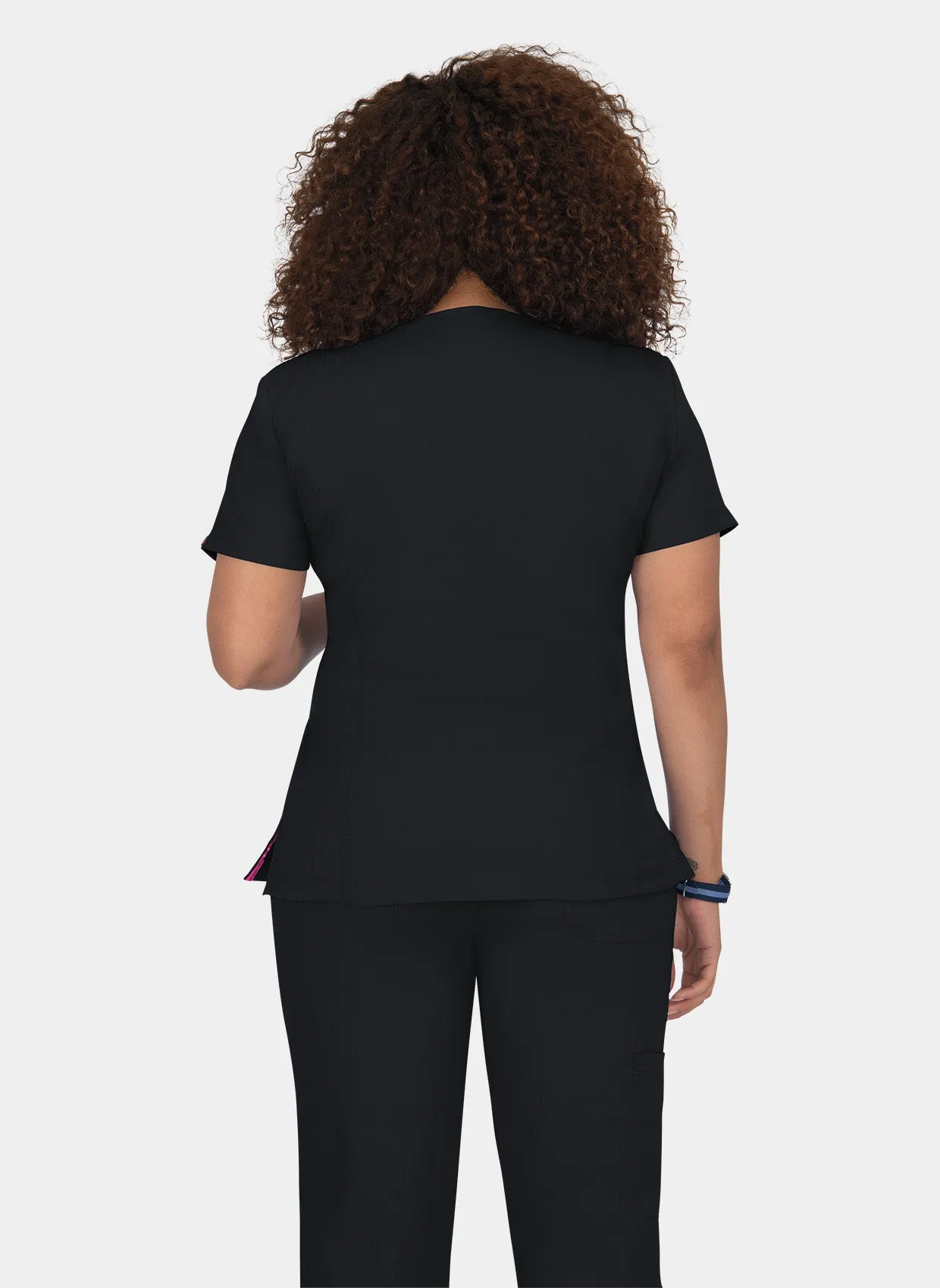 Koi Lite Serenity Scrub Top - Black
