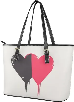 Leather Tote Bag for Women, Modern Top Handle Satchel Purse, Large Work Tote Bag Leather Handbags Travel Hobo Bag