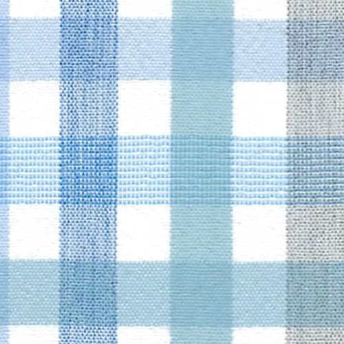 Leo Chevalier Multi Blue Check Spandex Voyage Performance Stretch Shirt