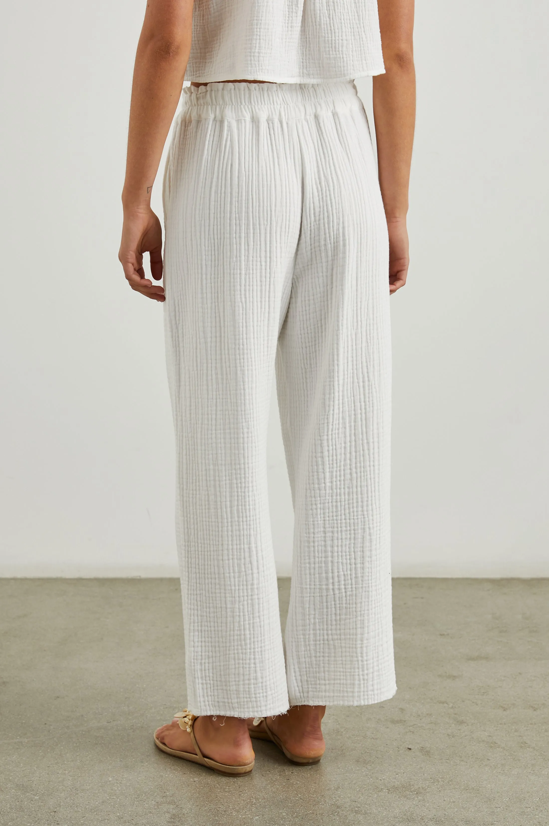 Leon White Trousers