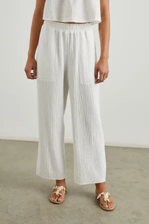 Leon White Trousers