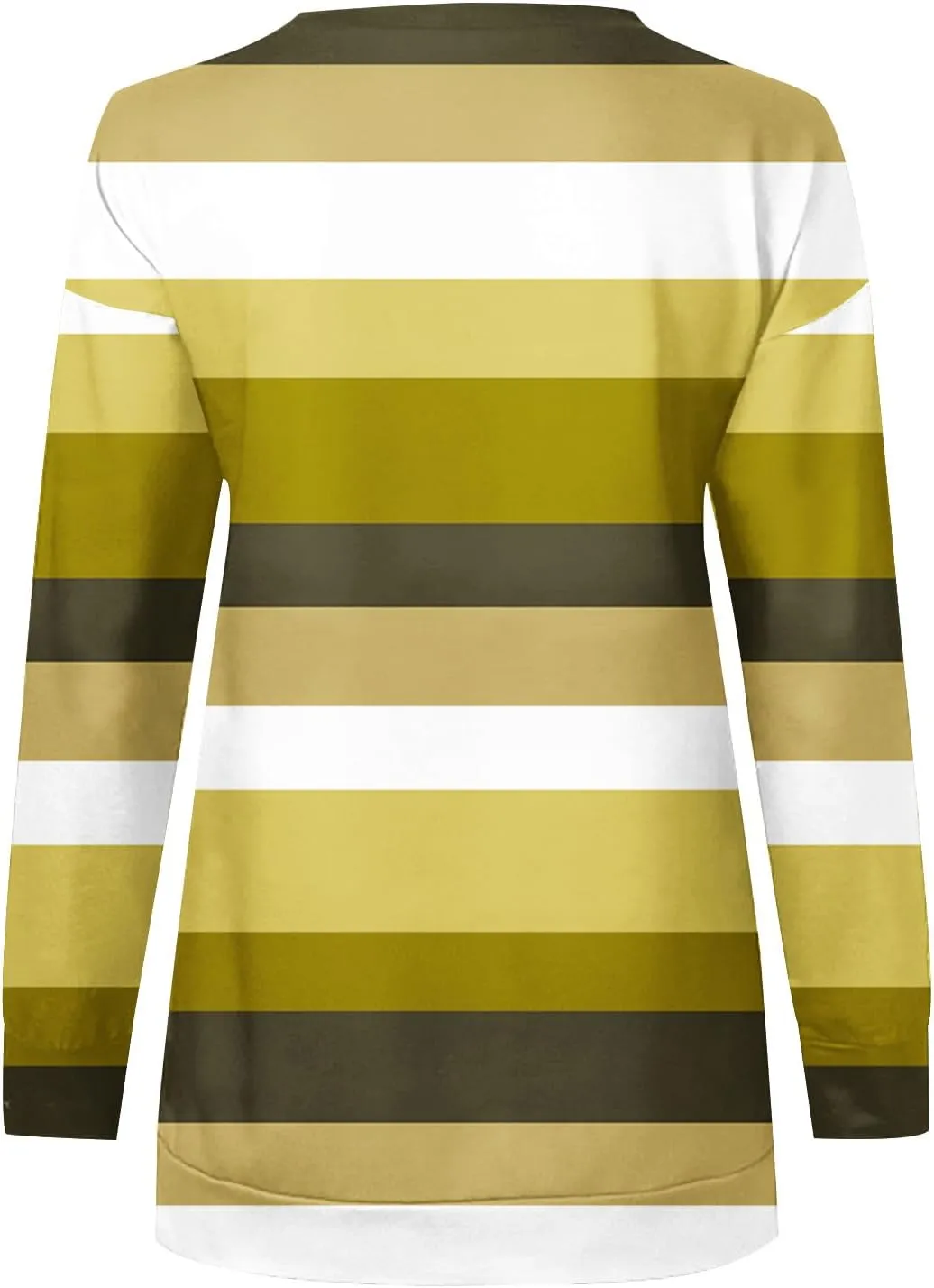 Lightweight Zip Up Hoodie For Women Trendy 2023 Fall Striped Print Tunic Tops Quarter Zip Casual Pullover Sweatshirt