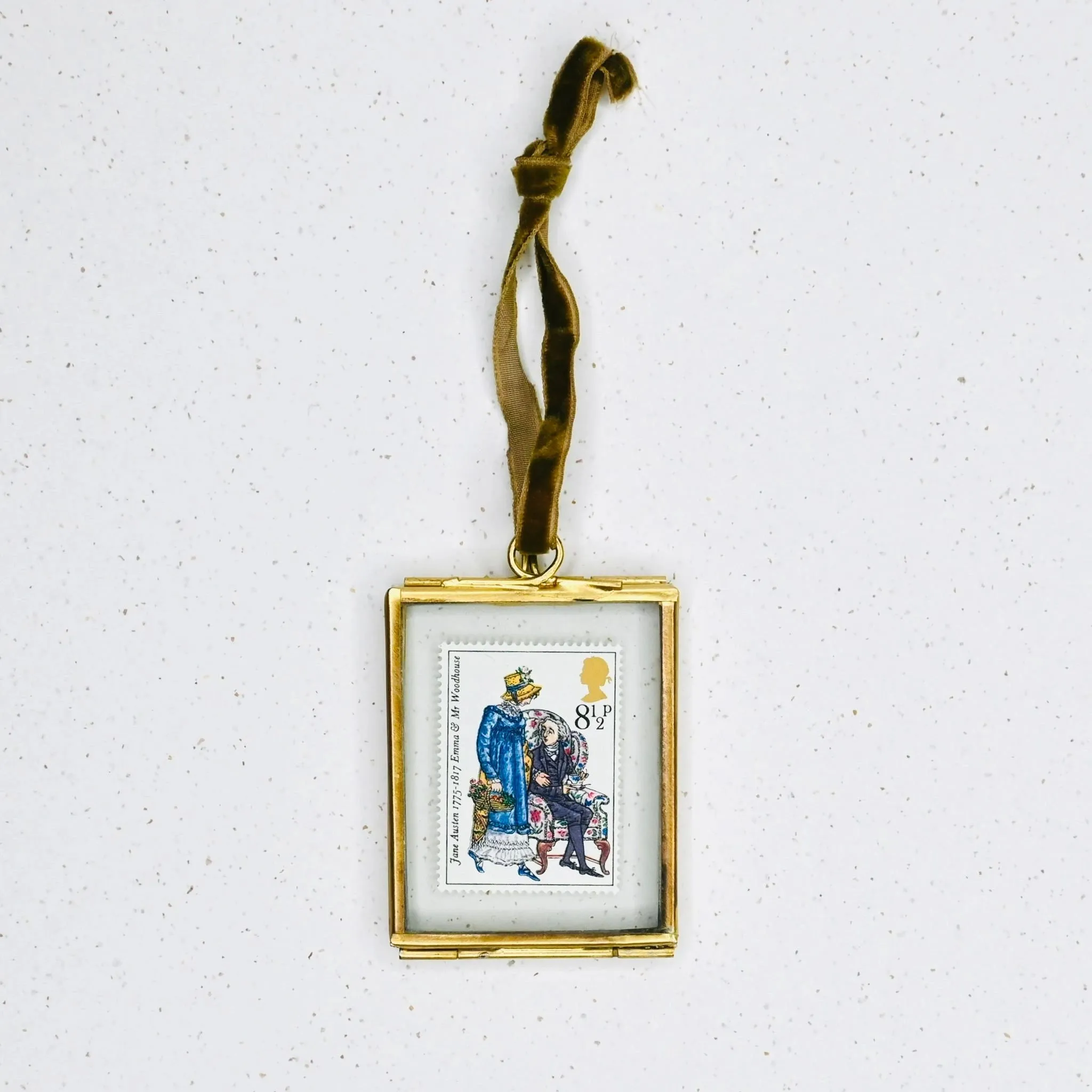 Limited Edition Jane Austen Stamps in Hanging Frame - Set of Four
