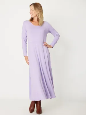 Lux Bamboo Swing Dress - Lavender- 31014