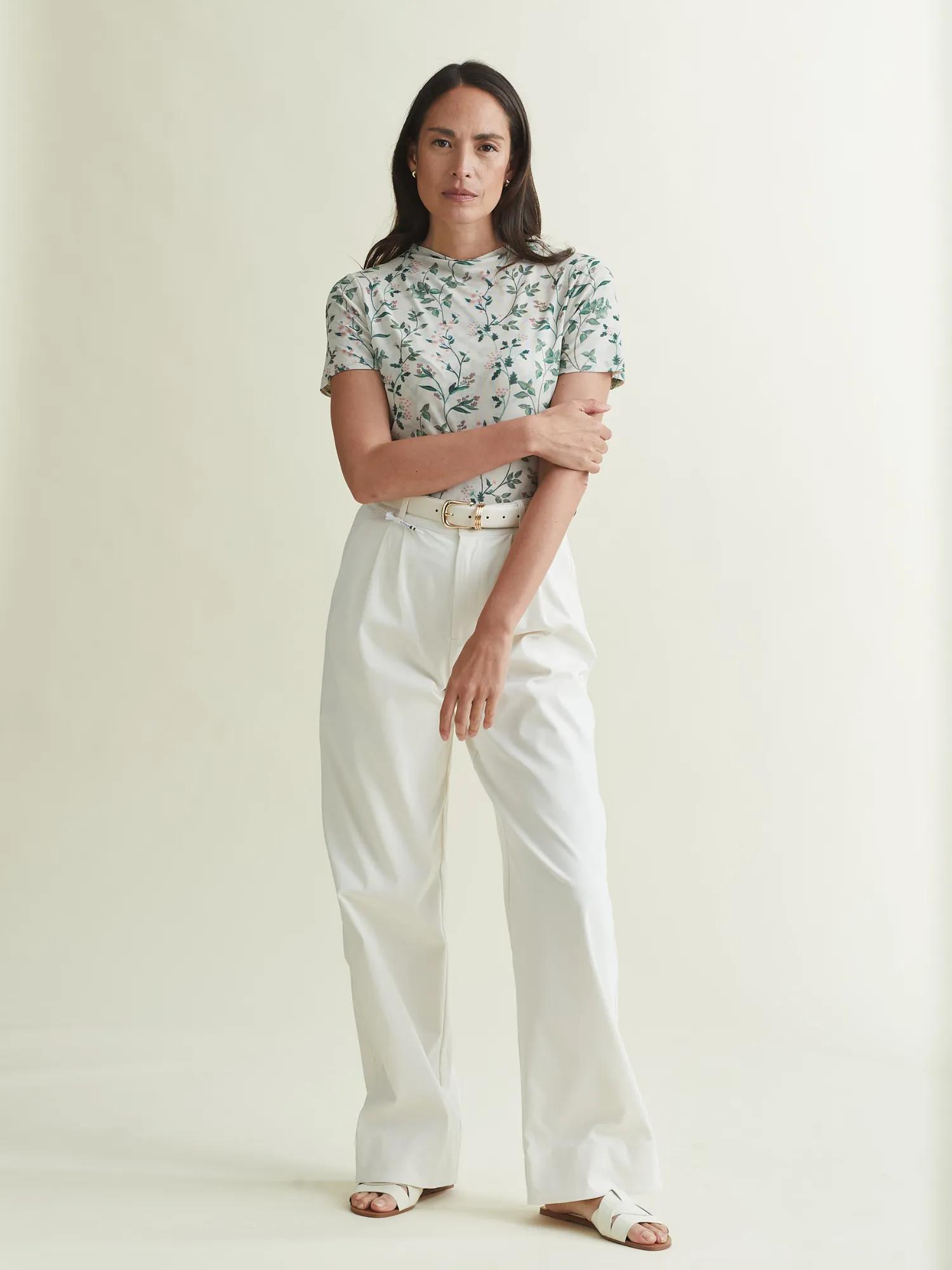 Luxe Opaque Short Sleeve Top