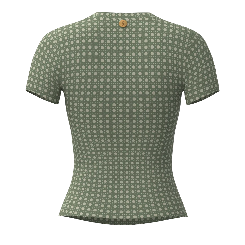 Luxe Opaque Short Sleeve Top