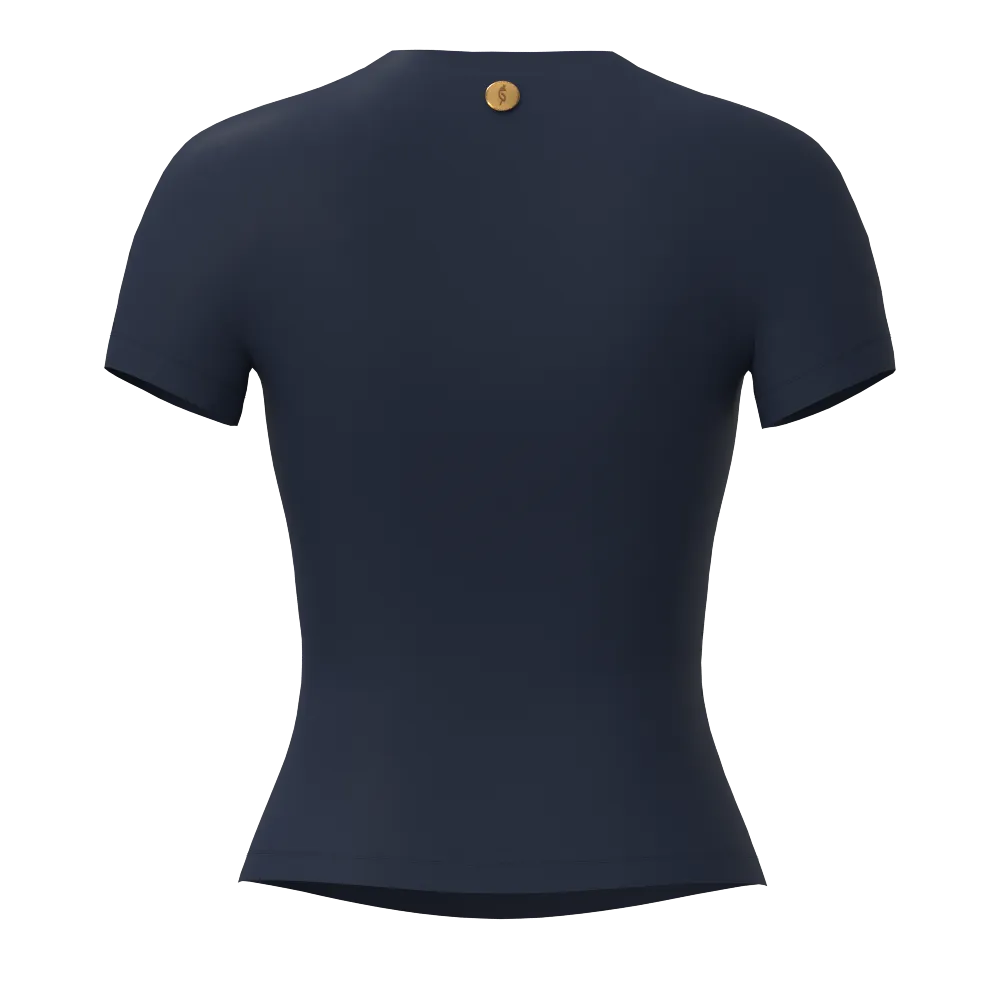 Luxe Opaque Short Sleeve Top