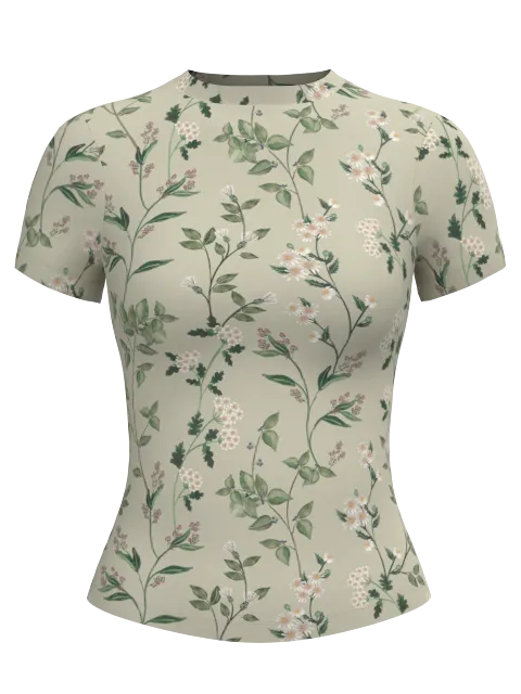 Luxe Opaque Short Sleeve Top