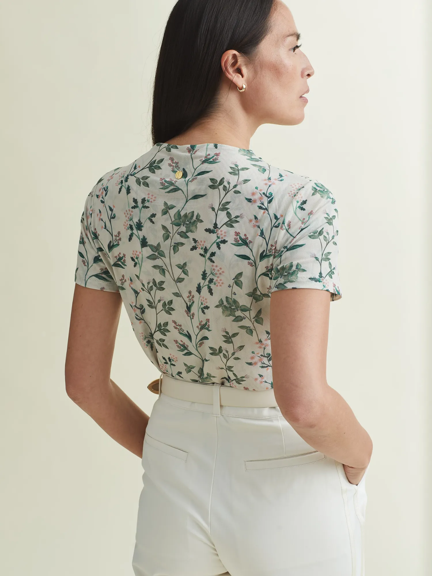 Luxe Opaque Short Sleeve Top