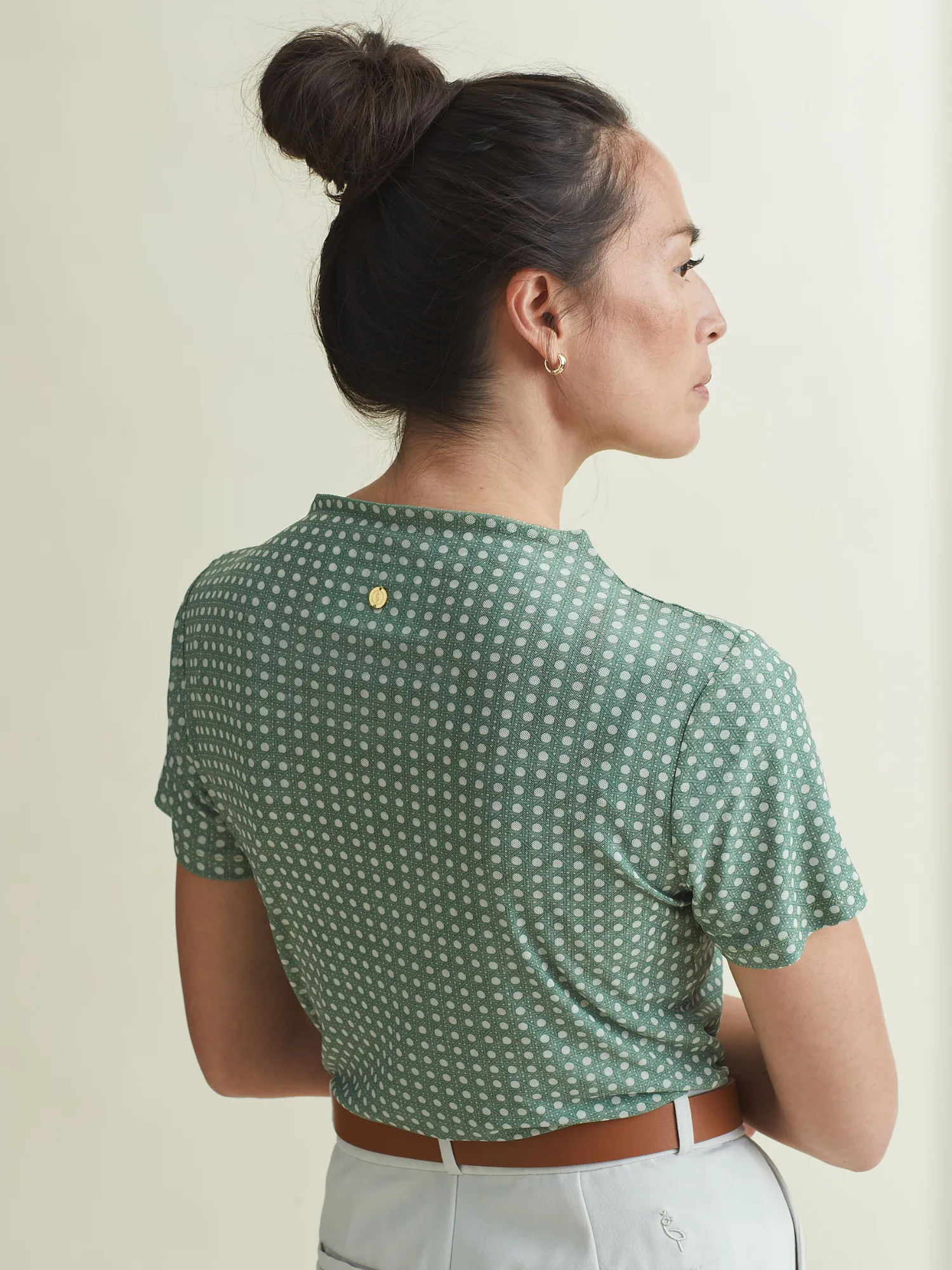 Luxe Opaque Short Sleeve Top