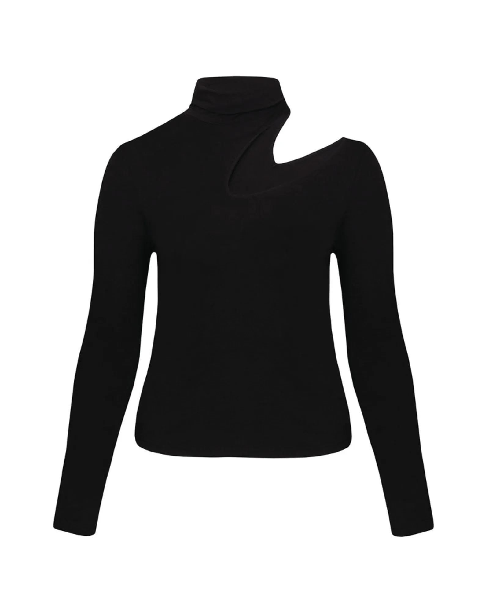 Mae Cutout Turtleneck | Black